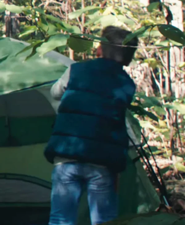 The Wildman of Shaggy Creek Hudson Hensley Blue Puffer Vest