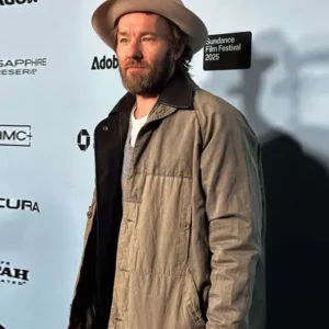 Train Dreams Joel Edgerton Green Cotton Jacket