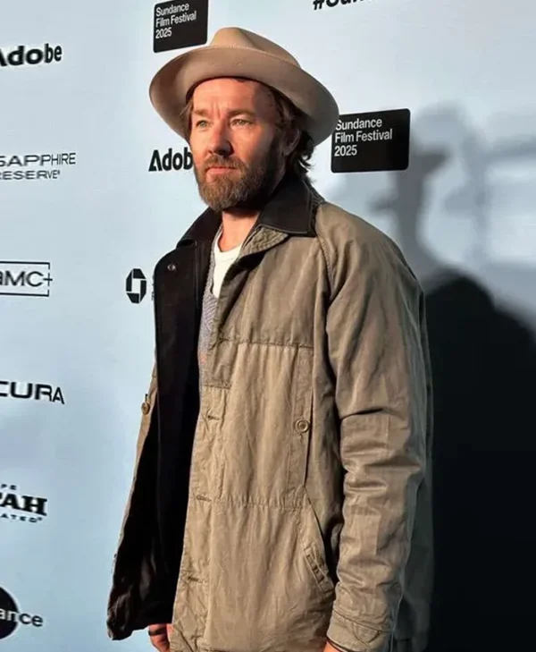 Train Dreams Joel Edgerton Green Cotton Jacket