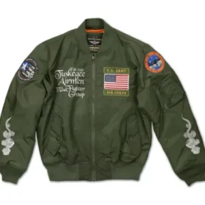 Tuskegee Airmen Bomber Jacket For Sale