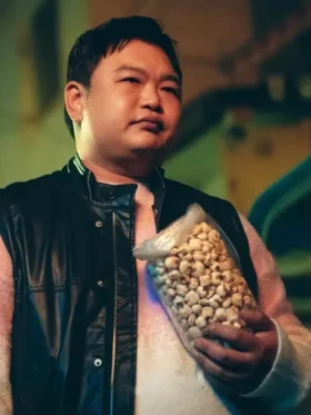 Twelve Go Gyu-pil Black Leather Vest