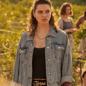 Under a Dark Sun S01 Ava Baya Denim Jacket Side