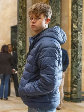 Unforgivable Finn McParland Blue Puffer Jacket