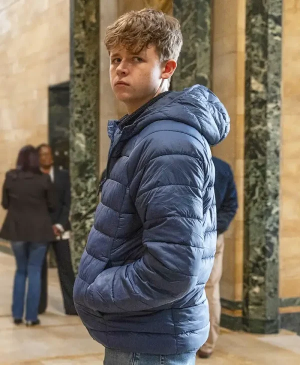 Unforgivable Finn McParland Blue Puffer Jacket