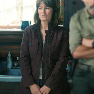 Untamed S01 Rosemarie DeWitt Maroon Jacket