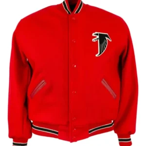 Varsity Red Atlanta Falcons 1967 Wool Jacket