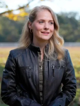 Welcome to Plathville S07 Lydia Plath Leather Jacket