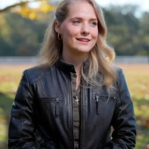 Welcome to Plathville S07 Lydia Plath Leather Jacket