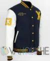Xavier Institute Black and White Varsity Jacket right