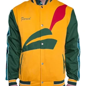 Zach Woods Silicon Valley Pied Piper Letterman Jacket front