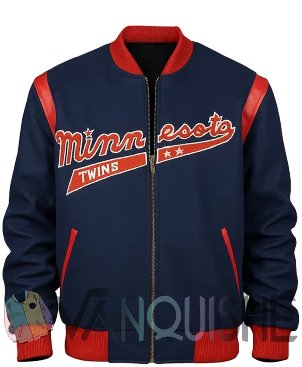 1965 Minnesota Twins Navy Varsity Jacket front