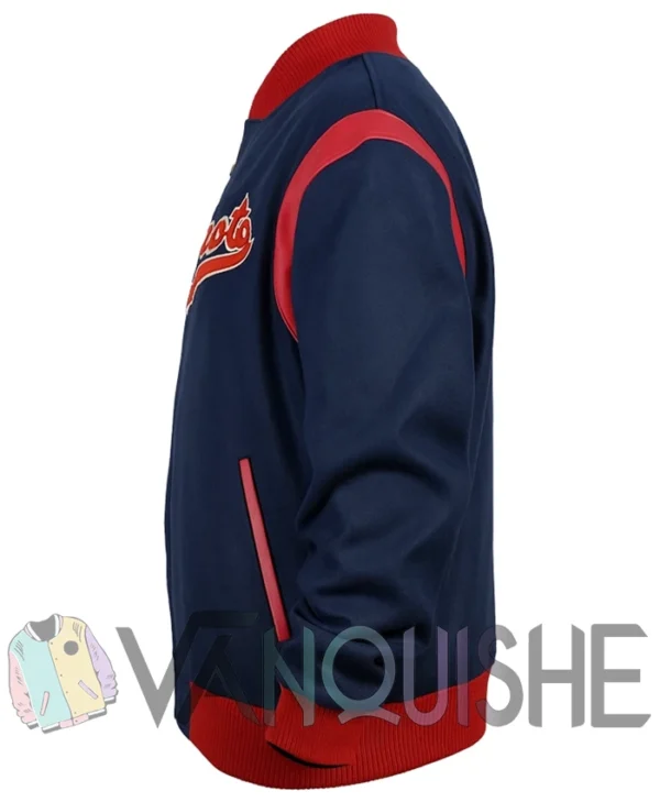 1965 Minnesota Twins Navy Varsity Jacket left