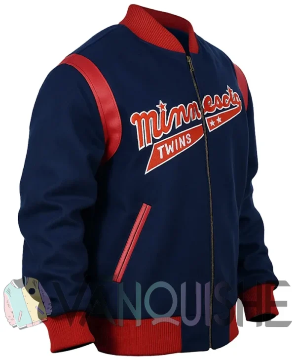 1965 Minnesota Twins Navy Varsity Jacket right