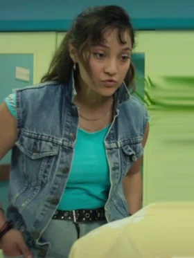 Acapulco S04 Regina Reynoso Denim Vest Front