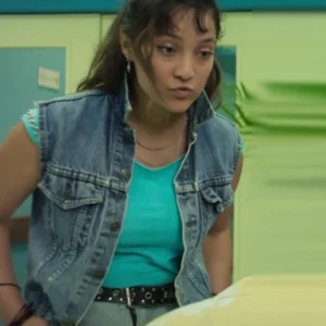 Acapulco S04 Regina Reynoso Denim Vest Front