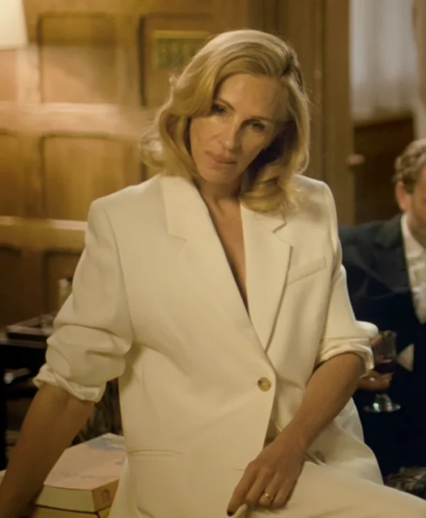 After the Hunt Julia Roberts White Blazer Side