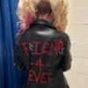 Alexa Bliss Friends 4 Ever Black Leather Jacket