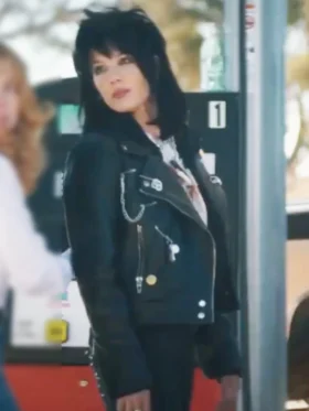 Americana Halsey Biker Leather Jacket