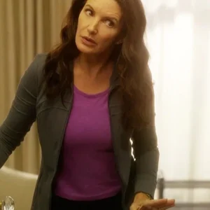 And Just Like That S03 Kristin Davis Green Track Jacket