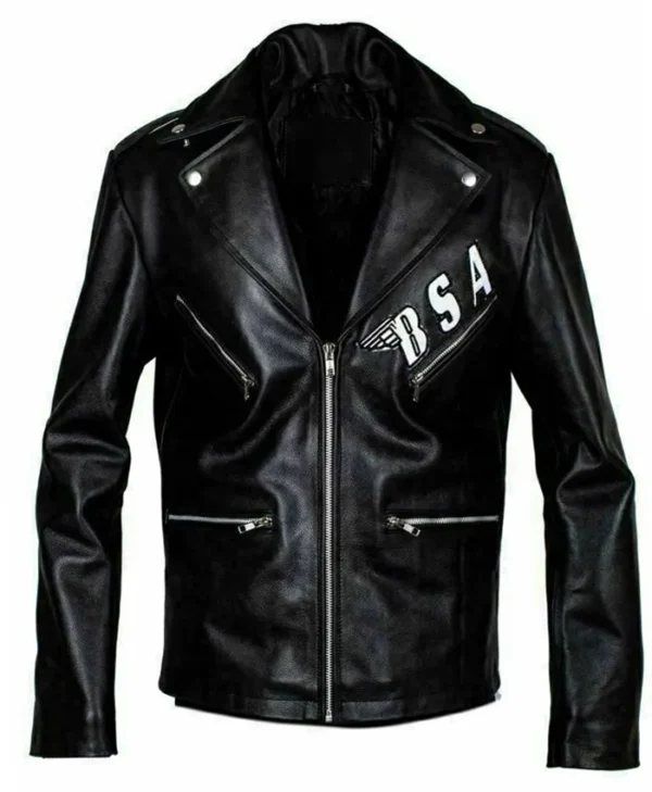 BSA George Michael Leather Jacket Side