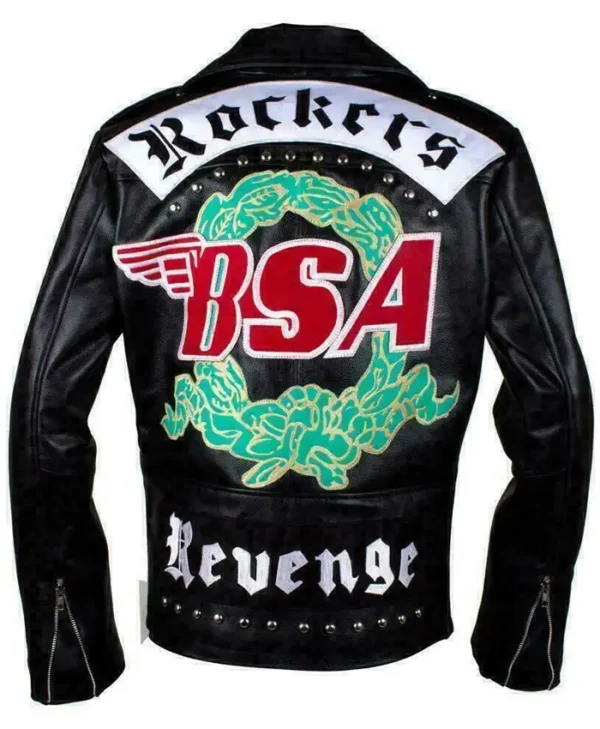 BSA George Michael Black Leather Jacket