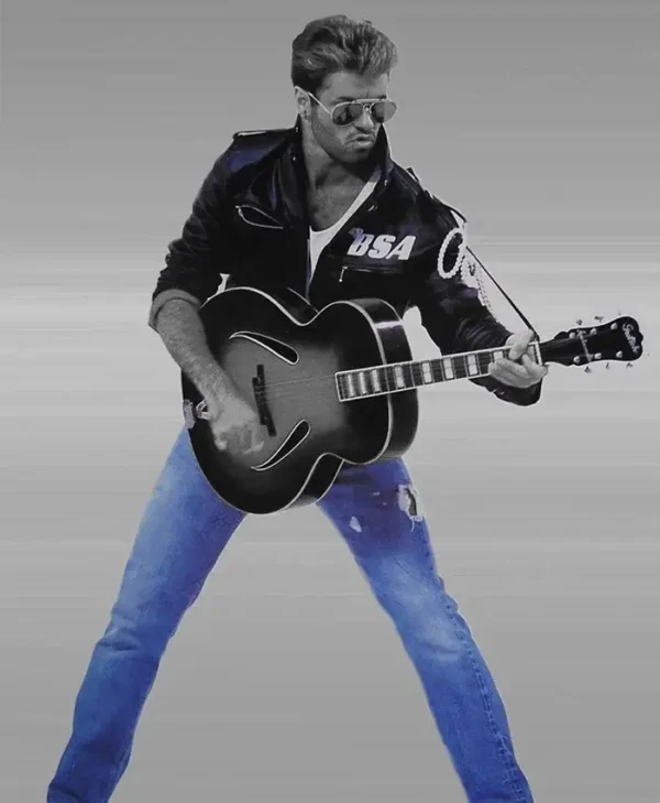 BSA George Michael Leather Jacket Side