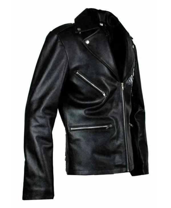 BSA George Michael Leather Jacket Back