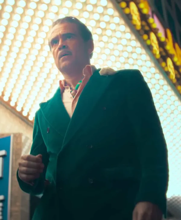 Ballad of a Small Player Colin Farrell Green Blazer