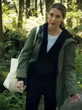 Before Your Father Finds Us Alexa PenaVega Green Coat Side