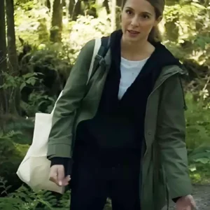 Before Your Father Finds Us Alexa PenaVega Green Coat Side