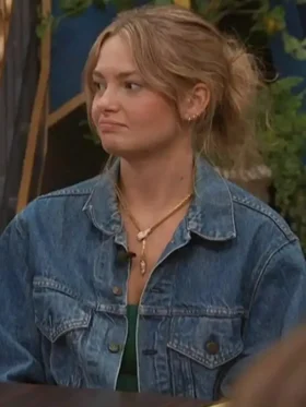 Big Brother S27 Katherine Woodman Blue Denim Jacket