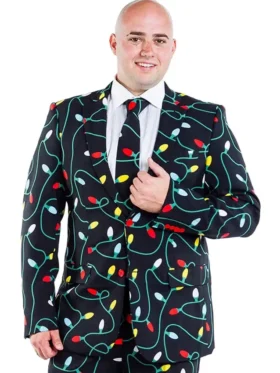 Big and Tall Christmas Suits Back