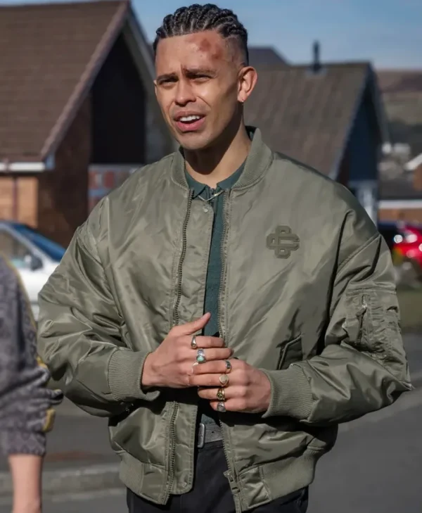 Brassic S07 Aaron Heffernan Green Jacket