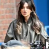 Brassic S07 Michelle Keegan Bomber Leather Jacket Back