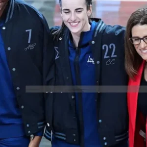 Caitlin Clark 2025 WNBA All Star Bomber Jacket