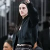 Caitlin Clark Indiana Fever Black Cropped Jacket