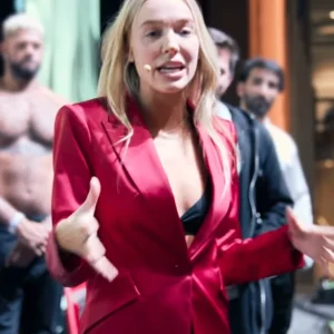 Call Her Alex Alexandra Cooper Red Blazer Side