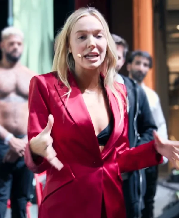 Call Her Alex Alexandra Cooper Red Blazer Side
