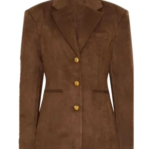 Cathy Kelley WWE Brown Suede Blazer