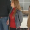 Celebrity IOU S10 Jane Seymour Blue Leather Jacket