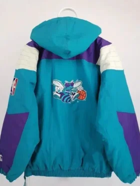 Charlotte Hornets Starter Jacket 90s back style 1