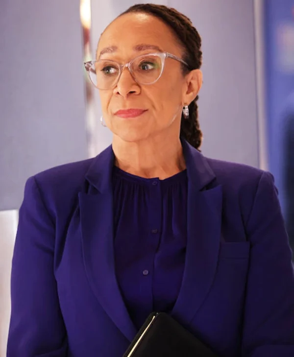Chicago Med S10 Sharon Goodwin Blue Blazer