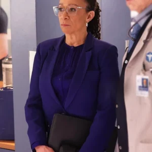 Chicago Med S10 Sharon Goodwin Blue Blazer