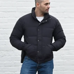 Chicago PD S12 Dante Torres Black Puffer Jacket Side