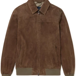 Chicago PD S12 Shawn Hatosy Brown Suede Leather Jacket