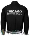Chicago White Sox Black Trucker Jacket back