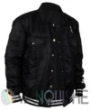 Chicago White Sox Black Trucker Jacket right