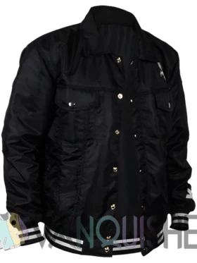 Chicago White Sox Black Trucker Jacket right