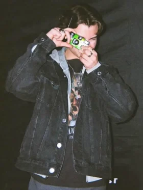 Clown in a Cornfield Carson MacCormac Denim Jacket Side
