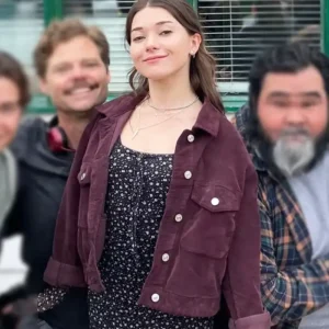 Clown in a Cornfield Katie Douglas Corduroy Jacket Side